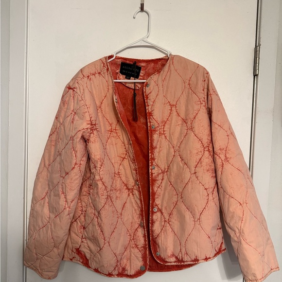 AllSaints Reign Overdyed Quilted Women's Jacket NWT Sz US 8 UK 12 - Picture 4 of 6